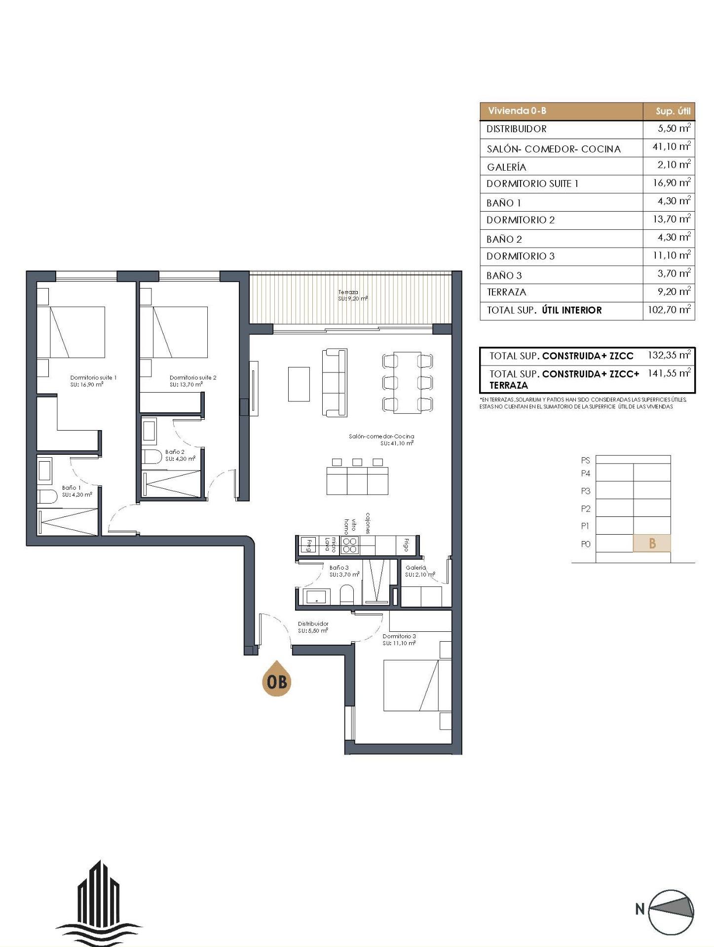 For sale - 3 Bedroom 2 Bathroom Apartment in Guardamar del Segura - Pueblo  - Alicante