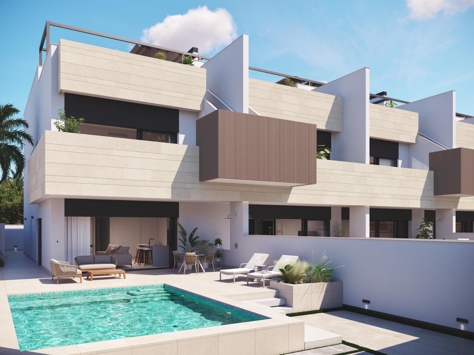 For sale - 3 Bedroom 2 Bathroom Bungalow in Pilar de La Horadada - pueblo  - Alicante