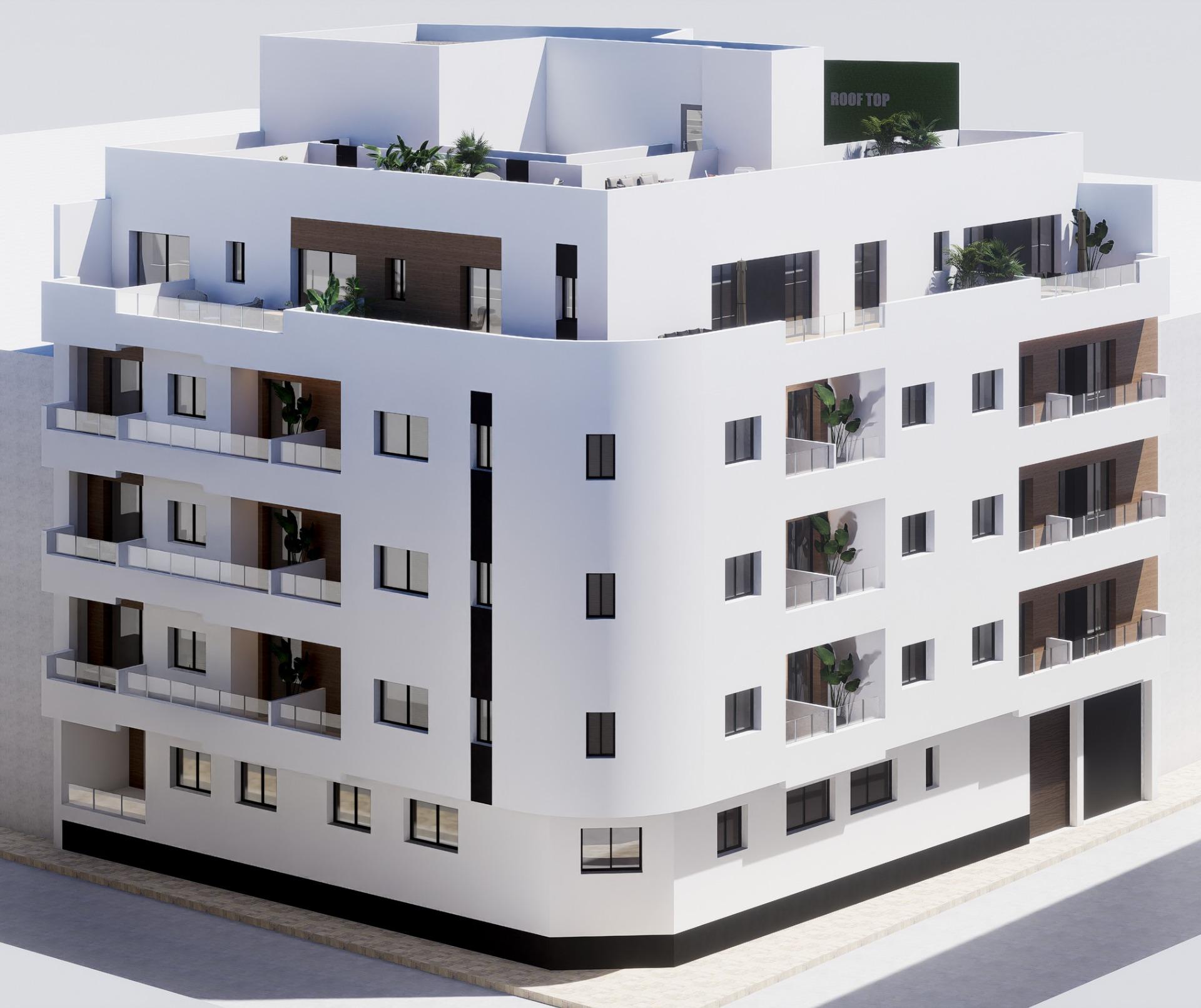 For sale - 1 Bedroom 1 Bathroom Penthouse in Torrevieja - Centro  - Alicante