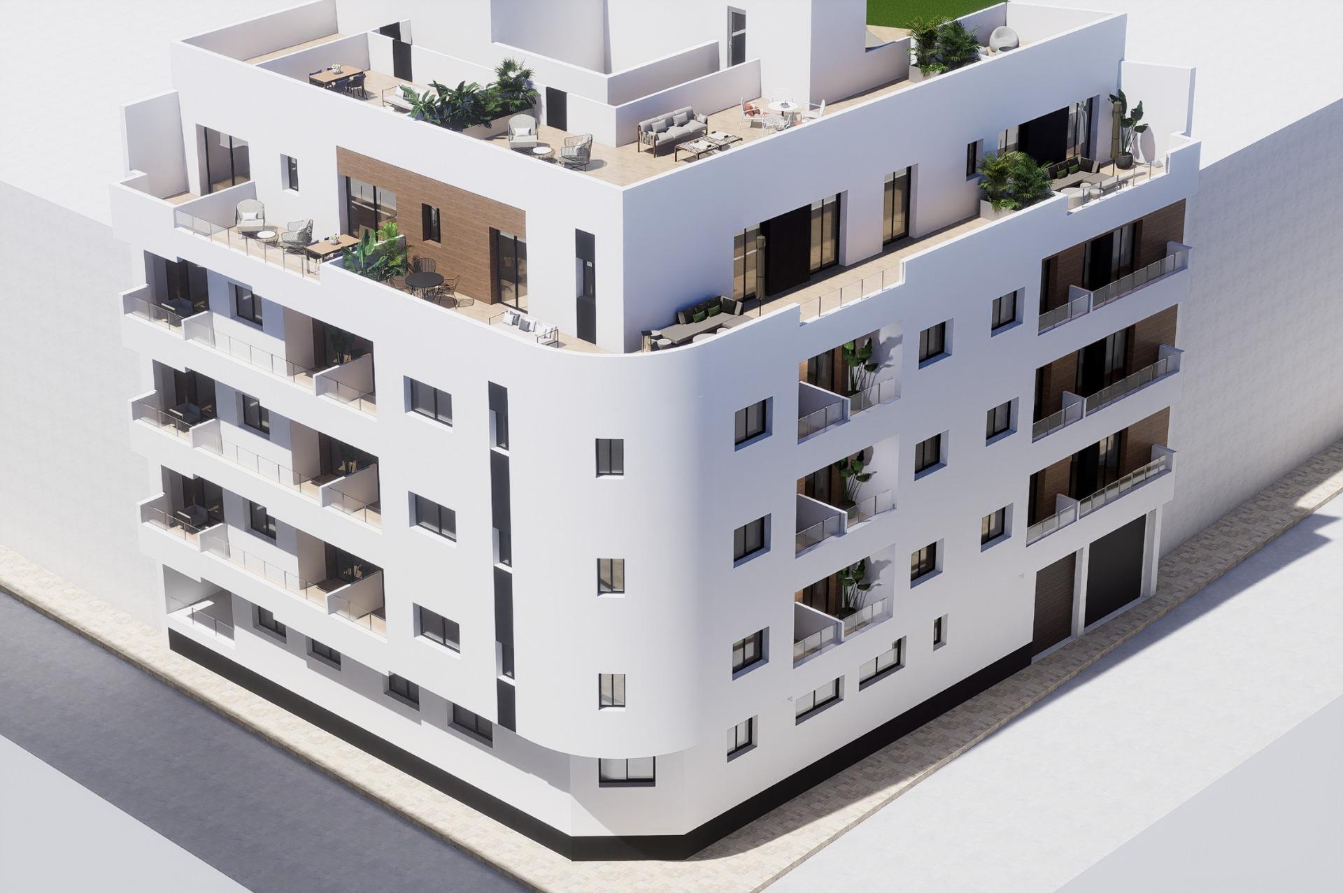 For sale - 1 Bedroom 1 Bathroom Penthouse in Torrevieja - Centro  - Alicante
