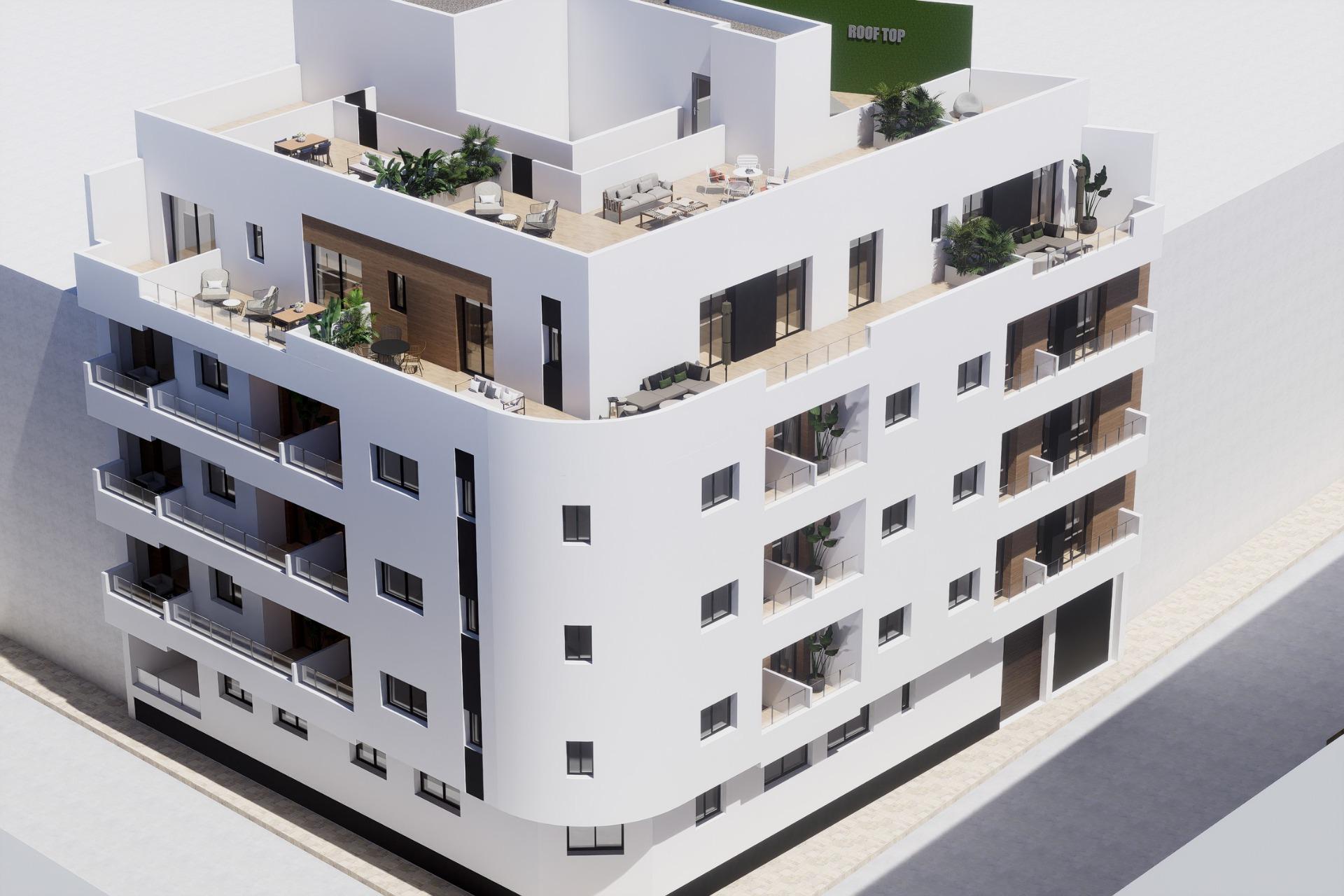 For sale - 2 Bedroom 1 Bathroom Penthouse in Torrevieja - Centro  - Alicante