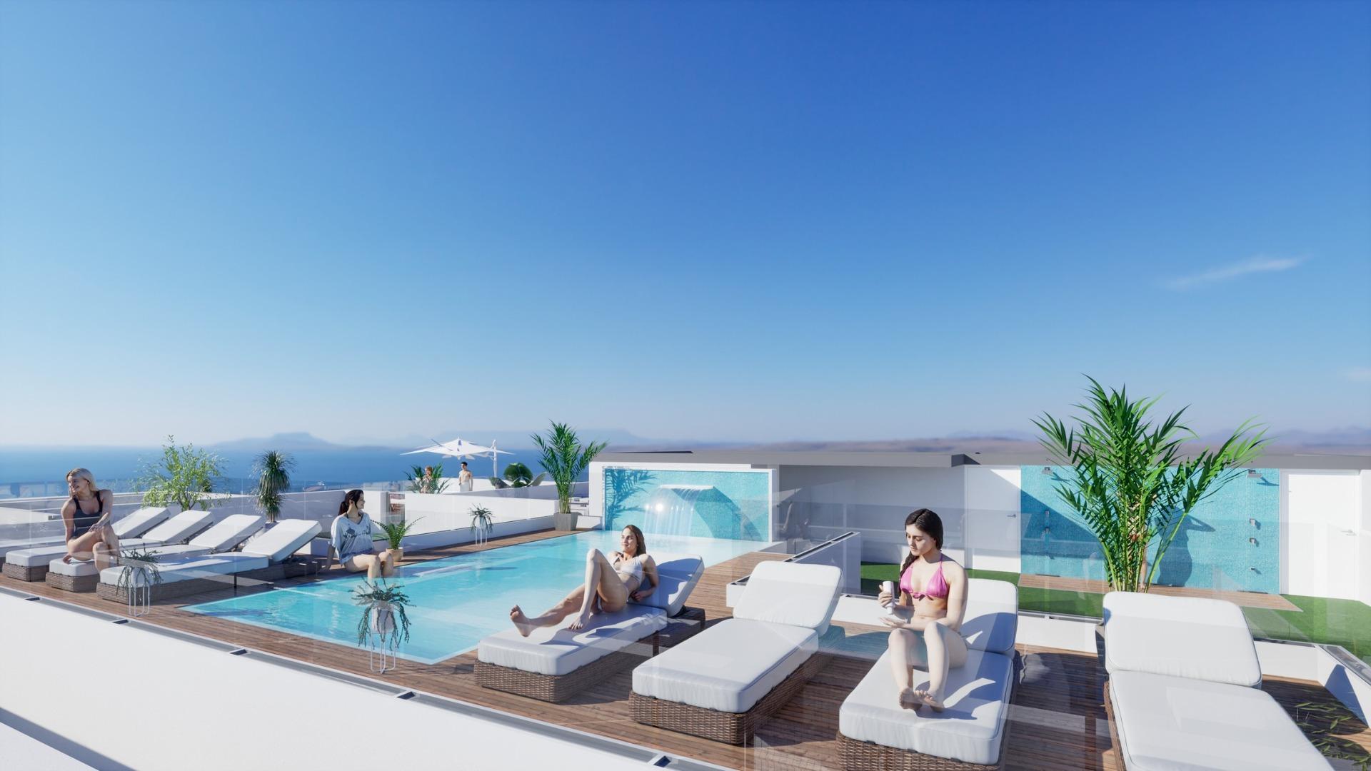 New Build - 2 Bedroom 2 Bathroom Penthouse in Torrevieja - Habaneras  - Alicante