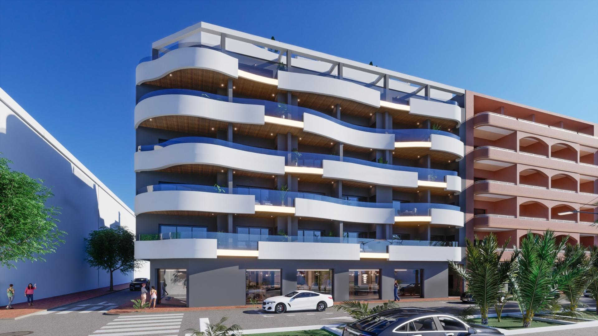 New Build - 2 Bedroom 2 Bathroom Penthouse in Torrevieja - Habaneras  - Alicante