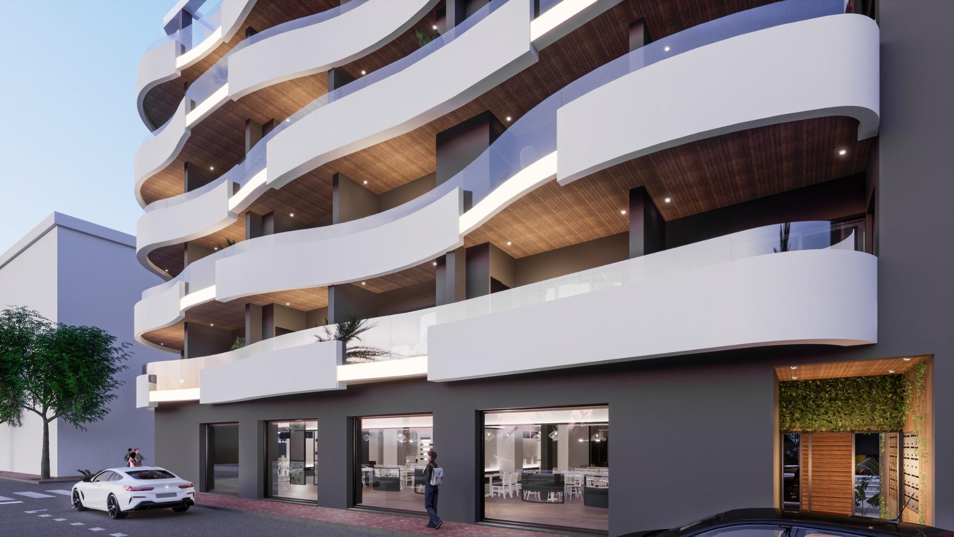 New Build - 2 Bedroom 2 Bathroom Penthouse in Torrevieja - Habaneras  - Alicante
