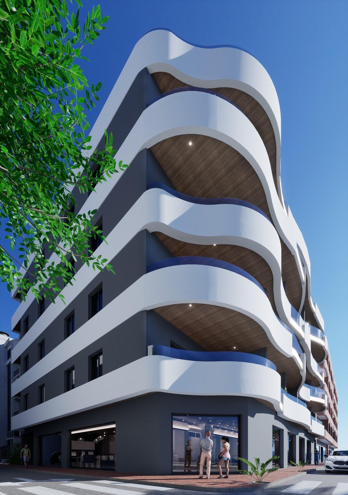 New Build - 2 Bedroom 2 Bathroom Penthouse in Torrevieja - Habaneras  - Alicante