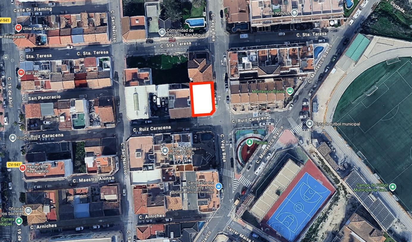 For sale - Plot in San Miguel de Salinas - CENTRO URBANO  - Alicante