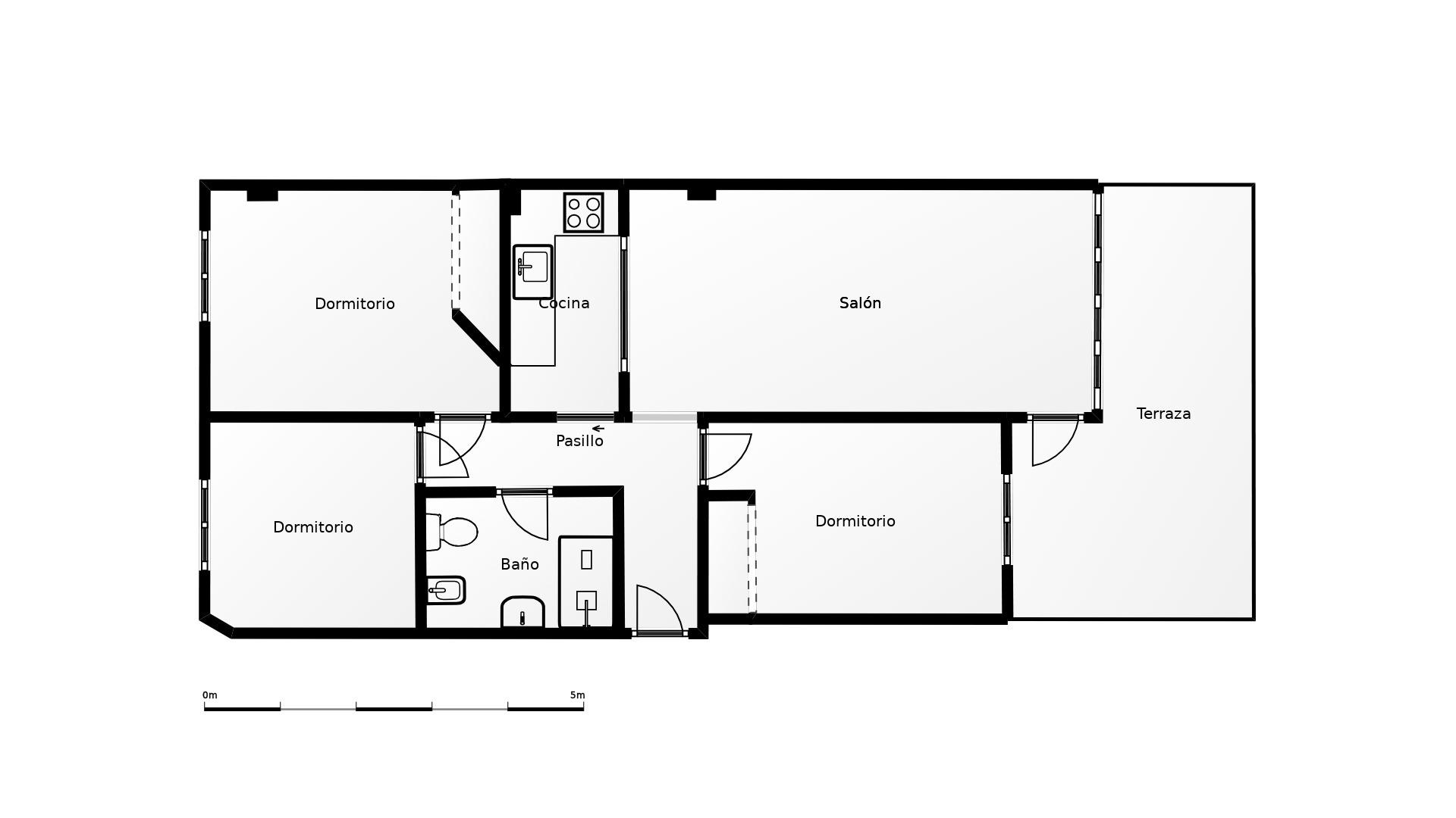 For sale - 3 Bedroom 1 Bathroom Apartment in Orihuela Costa - Campoamor  - Alicante