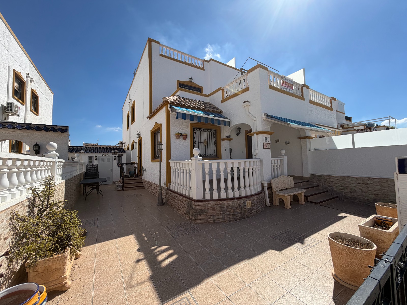 For sale - 3 Bedroom 2 Bathroom Townhouse in Orihuela - Entre Naranjos Vistabella  - Alicante