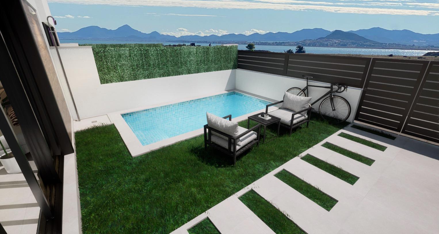 New Build - 3 Bedroom 2 Bathroom Villa in Los Alcazares - La Concha  - Murcia